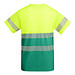 Funktionsshirt Tauri mit kurzen Ärmeln, L, garden green/fluor yellow