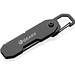 Gear X faltbares EDC-Werkzeug mit Karabinerhaken, schwarz