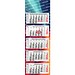 Geiger-Notes Monatskalender Penta Light 5 Bestseller, inkl. Druck, hellgrau