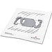 Geschenkartikel: ROMINOX® Key Tool Link (20 Funktionen) im Motiv-Mäppchen Danke, silber