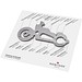 Geschenkartikel: ROMINOX® Key Tool Motorbike / Motorrad (21 Funktionen) im Motiv-Mäppchen Große Helden, silber
