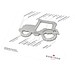 Geschenkartikel: ROMINOX® Key Tool Tractor/Traktor (18 Funktionen) im Motiv-Mäppchen Große Helden, silber