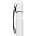 Glide GRS-zertifizierter rABS Stift mit Metallclip, weiß