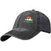 Grafton Kappe mit 6 Segmenten washed, schwarz