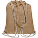 Gym-Cottonbag aus recycelter Baumwolle, weiss