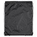 Gymbag aus recyceltem Polyester , schwarz