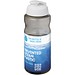 H2O Active® Eco Big Base 1L Sportflasche mit Klappdeckel, kohle/weiß