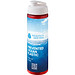 H2O Active® Eco Vibe 850 ml Sportflasche mit Klappdeckel, rot, weiß