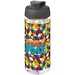 H2O Active® Octave Tritan™ 600-ml-Sportflasche mit Klappdeckel, transparentklar/grau