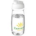 H2O Active® Pulse 600 ml Sportflasche mit Klappdeckel, transparent/weiß