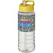 H2O Active® Treble 750 ml Sportflasche mit Ausgussdeckel, transparent/gelb