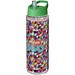 H2O Active® Vibe 850 ml Sportflasche mit Ausgussdeckel, transparent/grün