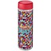 H2O Active® Vibe 850 ml Sportflasche mit Drehdeckel, transparent/rot