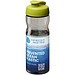 H2O Eco Sportflasche mit Klappdeckel, 650 ml, kohle/Lindgrün