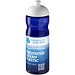 H2O Eco Sportflasche mit Stülpdeckel, 650 ml, blau/weiss
