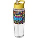 H2O Tempo Sportflasche mit Ausgussdeckel, 700 ml, transparent/gelb