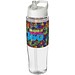 H2O Tempo Sportflasche mit Ausgussdeckel, 700 ml, transparent/weiss