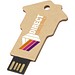 Haus USB-Stick 2.0 aus recyceltem Papier, Kraftpapier, 16GB
