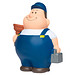 Herr Bert® Anti-Stress-Figuren Klempner Bert®, bunt