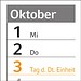 Geiger-Notes Wandplaner Horizont green+blue, inkl. Druck, Schmuckfarbe