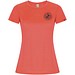 Imola Sport T-Shirt für Damen, Fluor Coral, M