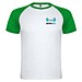 Indianapolis Sport T-Shirt für Kinder, weiß / farngrün, 8