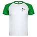 Indianapolis T-Shirt Unisex aus recyceltem Material, weiß / farngrün, L