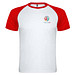 Indianapolis T-Shirt Unisex aus recyceltem Material, weiß / rot, L