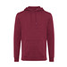 Iqoniq Jasper Hoodie aus recycelter Baumwolle, burgunderrot, XL