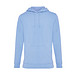 Iqoniq Jasper Hoodie aus recycelter Baumwolle, sky blue, XL