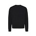 Iqoniq Kruger Relax-Rundhals-Sweater aus recycelt. Baumwolle, schwarz, XXL