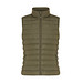 Iqoniq Meru Damen Bodywarmer aus recyceltem Polyester, khaki, L