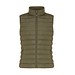 Iqoniq Meru Damen Bodywarmer aus recyceltem Polyester, khaki, XS