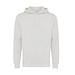 Iqoniq Rila Lightweight Hoodie aus recycelter Baumwolle, ungefärbte helles Grau, M