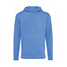 Iqoniq Torres ungefärbter Hoodie aus recycelter Baumwolle, heather blue, XS