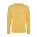 Iqoniq Zion Rundhals-Sweater, ochre yellow, XXL