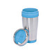 Isolierbecher Trend, 400 ml, silber/hellblau