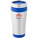 Isolierbecher Trend, 400 ml, silber/blau