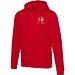 Jasper 280 g/m² Kapuzenpullover Unisex, rot, 3XL