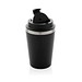 Java 350ml doppelwandiger Becher aus RCS recyceltem PP, schwarz