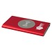 Juice 4000 mAh Typ-C kabellose Powerbank aus recyceltem Aluminium, rot
