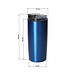 Kaffeebecher Arabica, 450 ml, blau