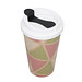 Kaffeebecher PremiumPlus, 350 ml, schwarz/weiß