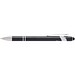 Kish Kugelschreiber mit silbernem Finish, schwarz