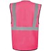 Korntex® Comfort Warnweste Hamburg, Multifunktional, L, Neonpink