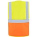 Korntex® Comfort Warnweste Hamburg, Multifunktional, L, Signal-Gelb / Signal-Orange