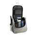 Kulturtasche Trendy, grau/schwarz
