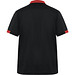 Kurzarm-Poloshirt Samurai in Farbkombination, XXXL, schwarz/rot