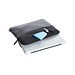 Laptop-Mappe ELEGANCE, schwarz-grau meliert