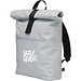 Recycled PU Roll-Top Rucksack Lennon, Hellblau